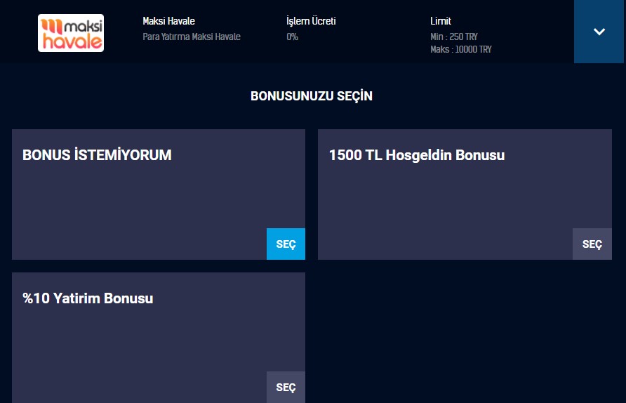 Funbahis Havale Bonusları